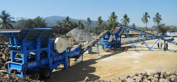 100 t / h Planta móvil de trituración para mineral de hierro trituración en México
